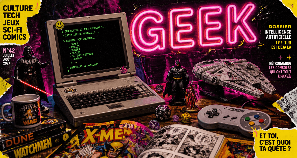 geek definition scène rétro pop culture