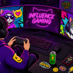 influence gaming streamer sur trois écrans