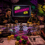 groupe joueurs jdr warhammer 40k autour table