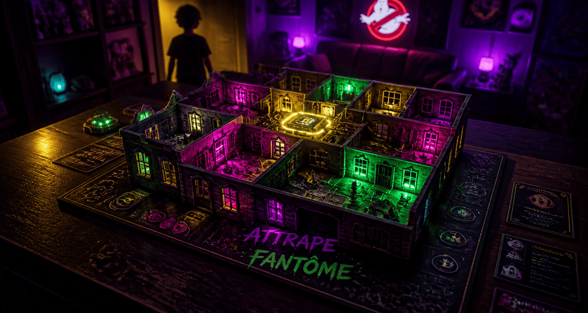 plateau attrap fantomes lumineux salon