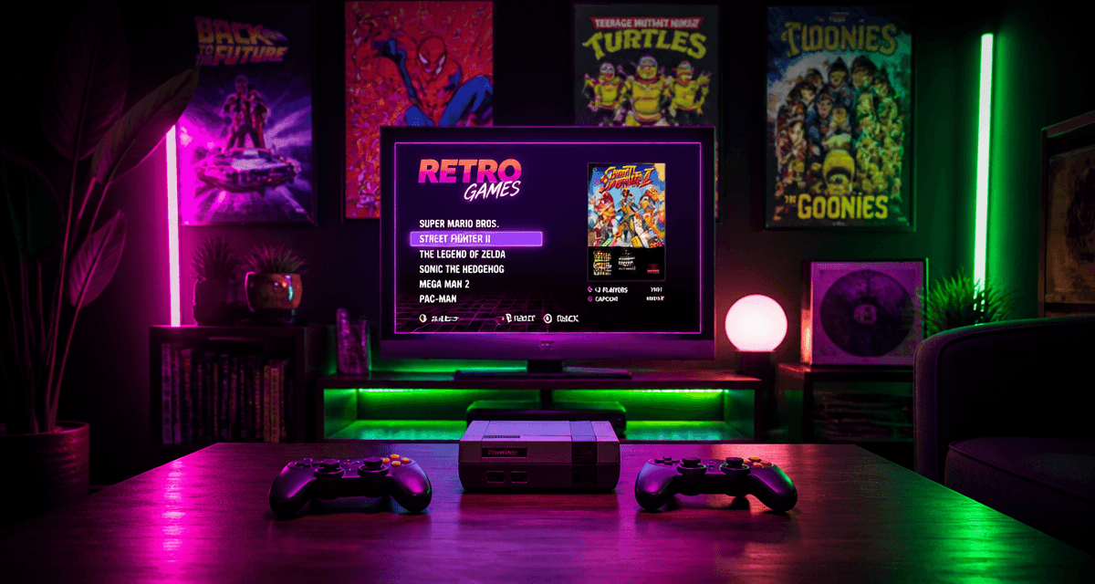 la console retrogaming fr avis manettes et menu rétro