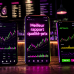meilleur rapport qualité prix téléphone portable trois smartphones sur table