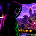 Palanarchy joueur devant écran Minecraft anarchie