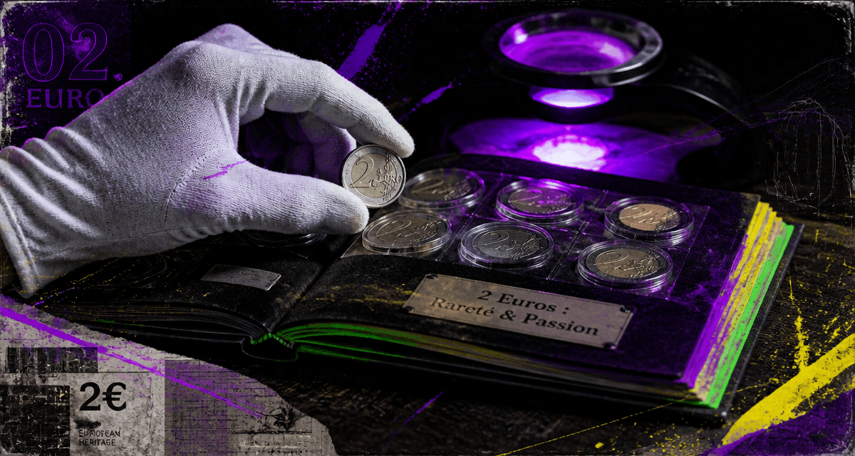 piece 2 euro rare sur album numismatique