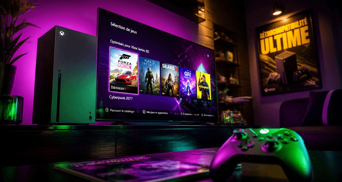 quel jeux compatible xbox series x salon moderne