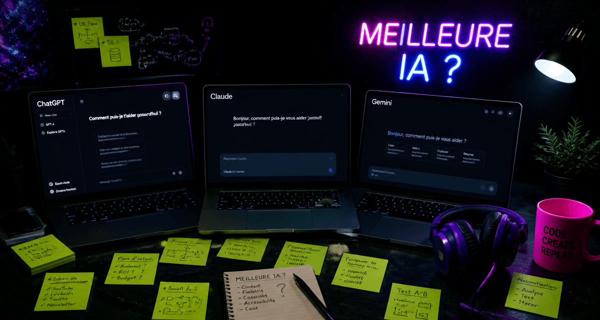 quelle est la meilleure intelligence artificielle ordinateurs comparatif