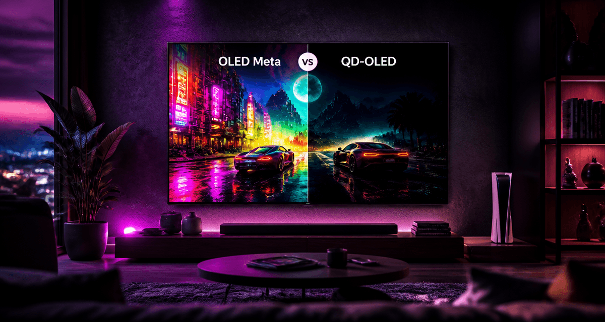 television 2023 oled meta ou qd oled scene salon moderne