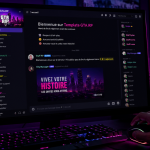 template serveur discord gta rp interface discord gaming