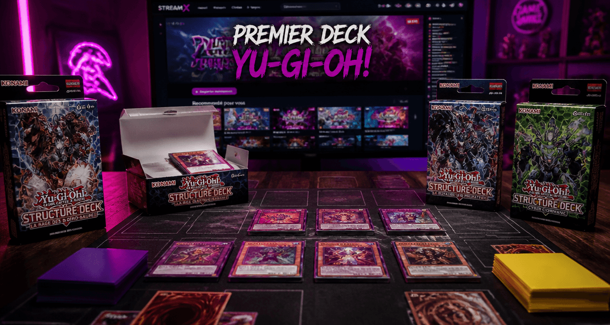 yu gi oh decks structure deck sur table