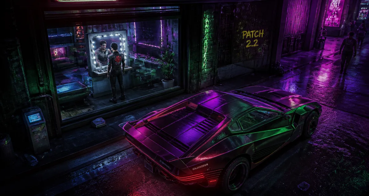cyberpunk 2.2 véhicule personnalisé night city