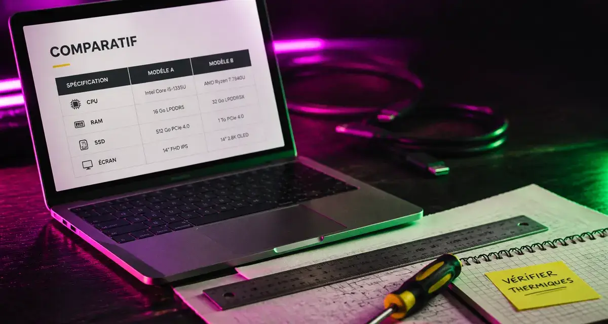 Guide achat pc portable : 4 composants et indice de réparabilité