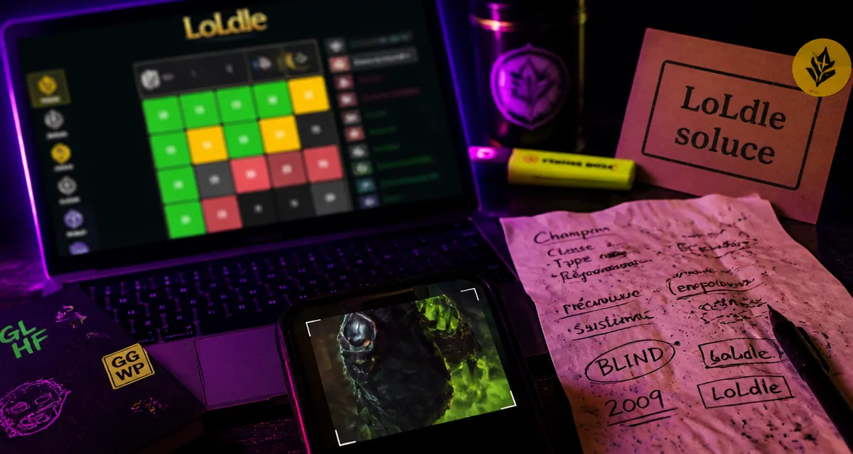 loldle soluce : 5 modes et astuces quotidiennes LoLdle