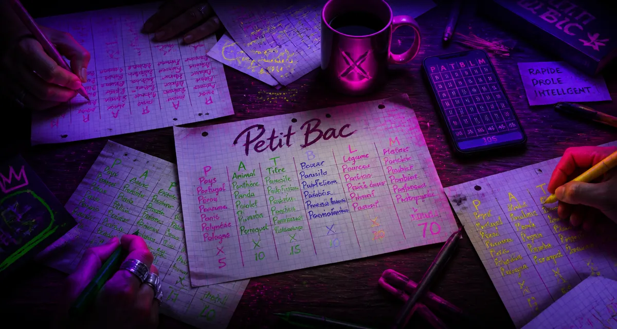 ptit bac jeu feuilles stylos ambiance compétition