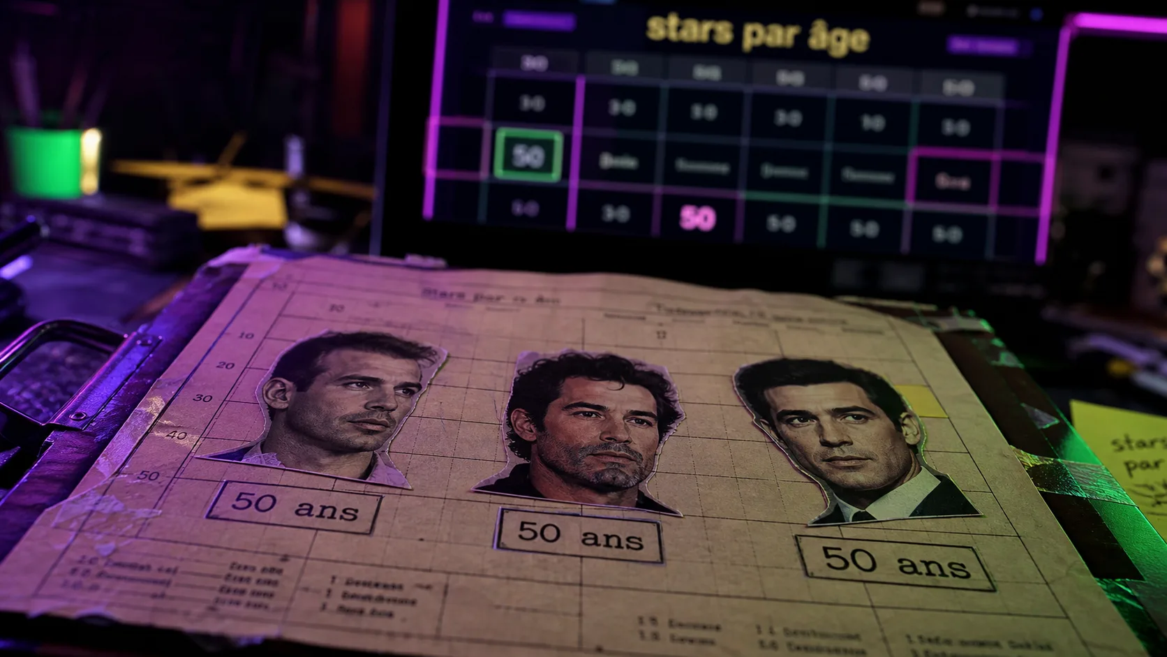 50 ans star connus homme : acteurs et figures TV