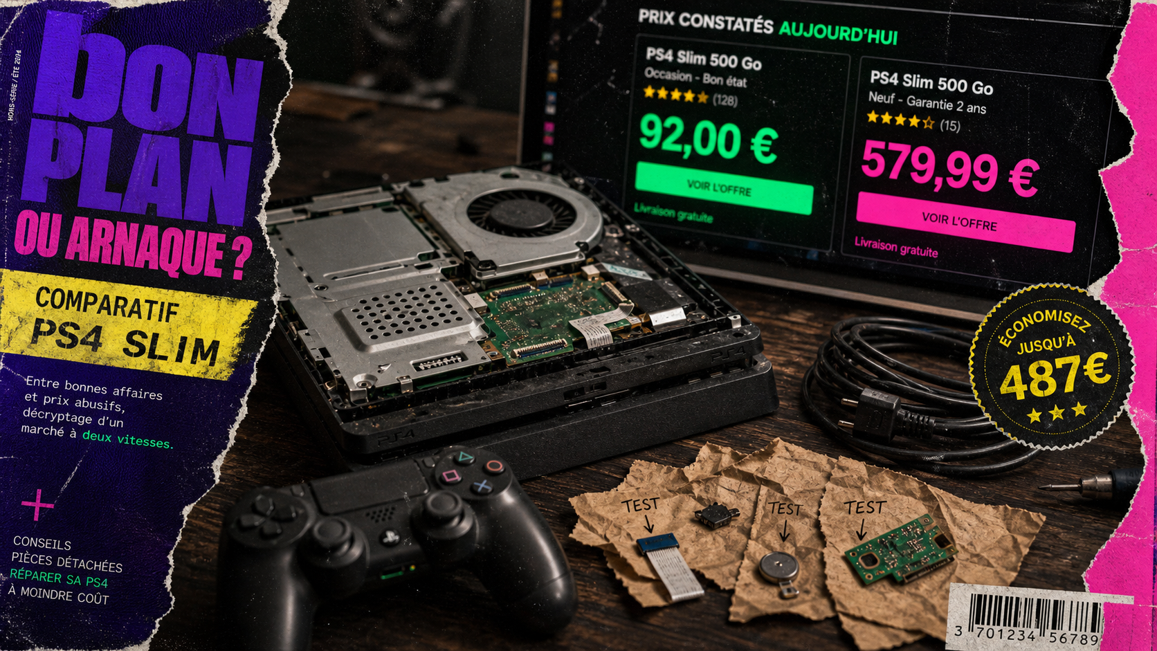 Combien coute la PS4 : prix occasion dès 92 €