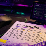 Convertir sensibilité souris avec DPI eDPI et distance 360°