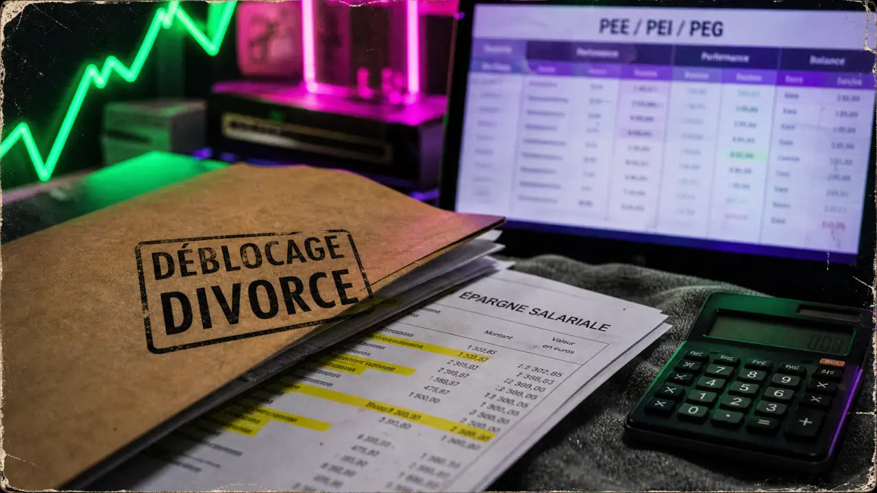 Épargne salariale et divorce : dossier et déblocage anticipé