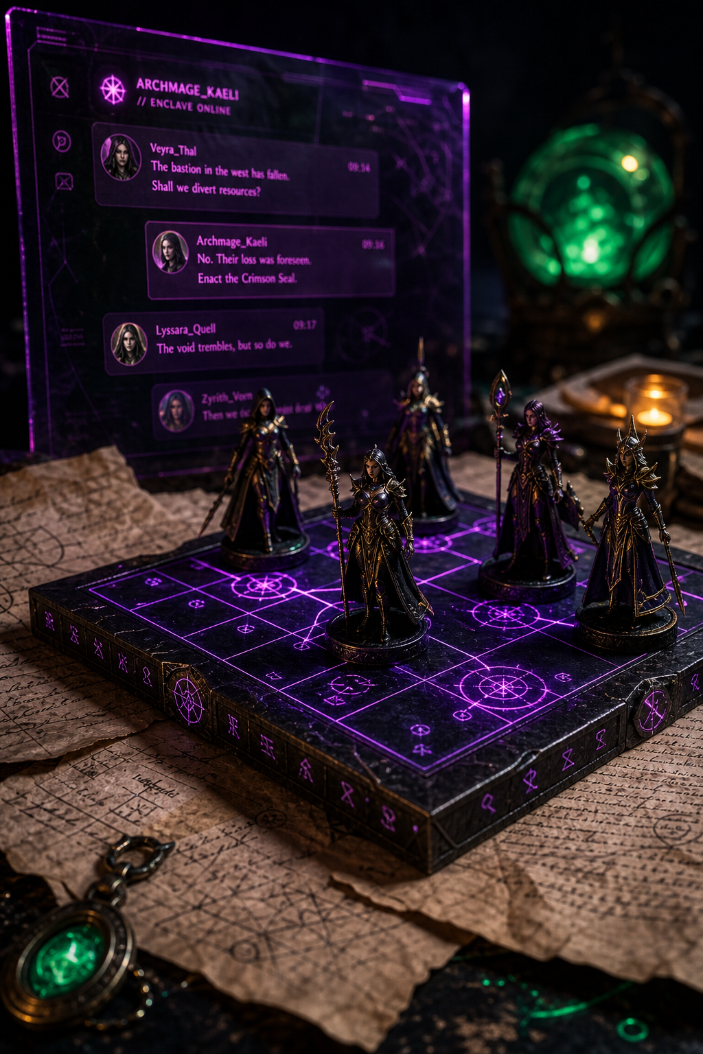 Everlusting Life : plateau d’auto-chess fantasy et romance, runes violettes