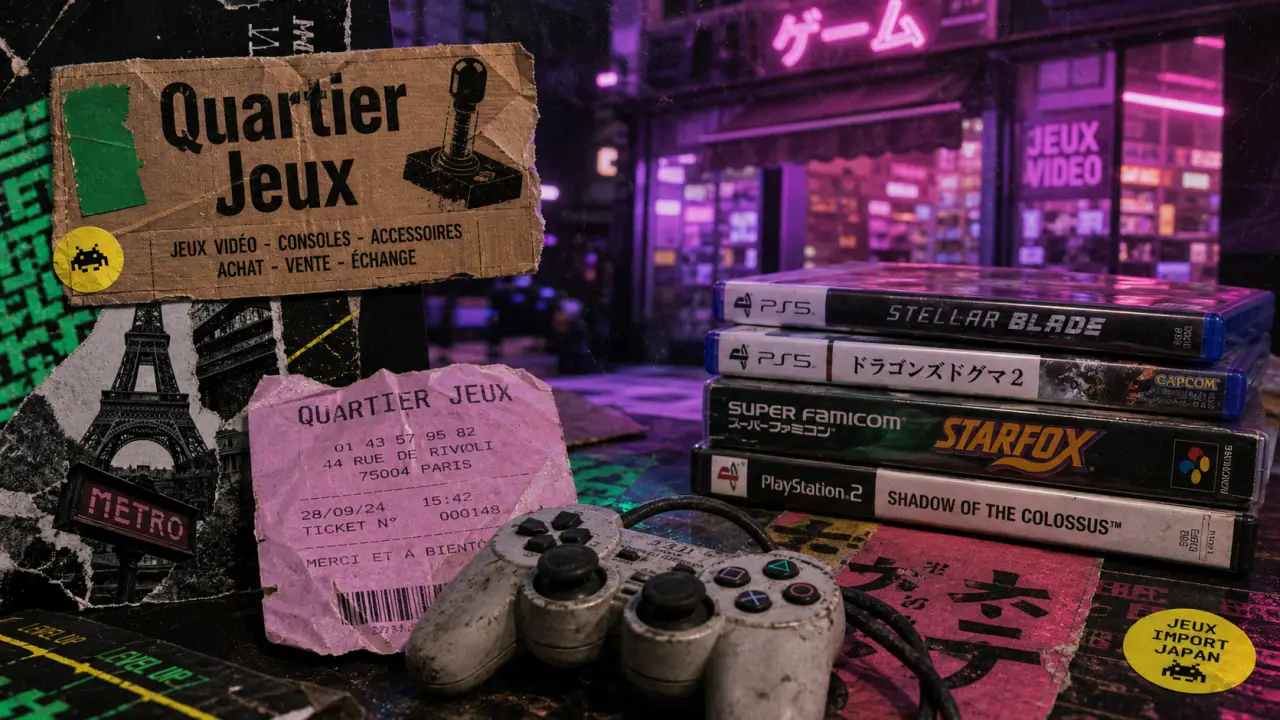 Magasin jeux vidéos Paris : République, Jussieu ou Gare du Nord