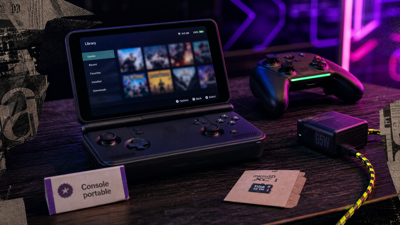 Meilleur console portable : Switch 2, Steam Deck OLED ou ROG Ally X sur table
