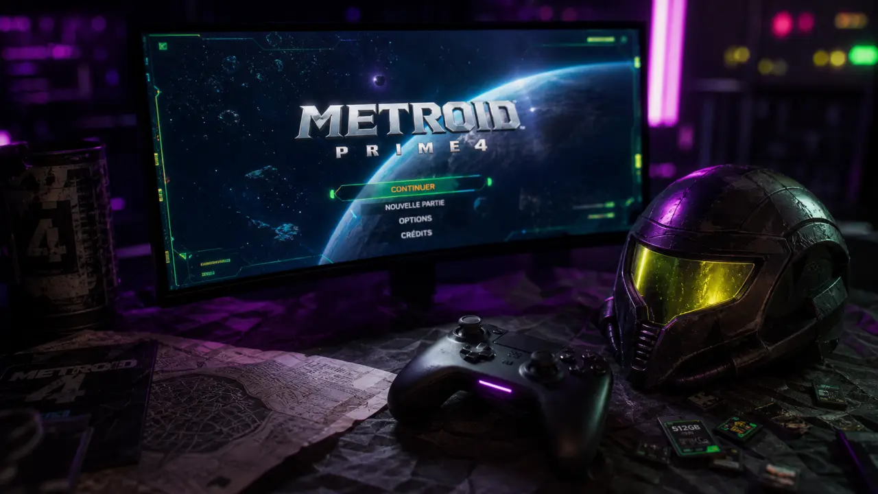 Test Metroid Prime 4 sur Switch : capture gaming studio