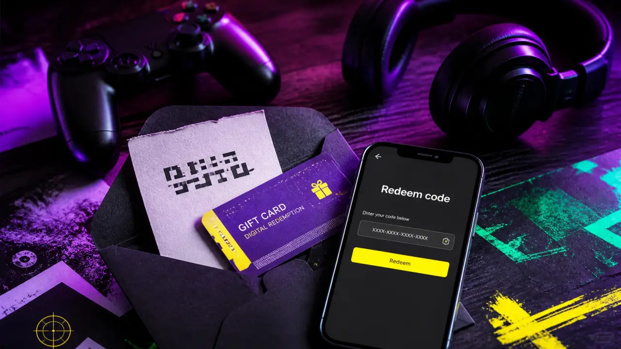 Carte cadeau jeux vidéo : code à activer sur le bon compte et la bonne région