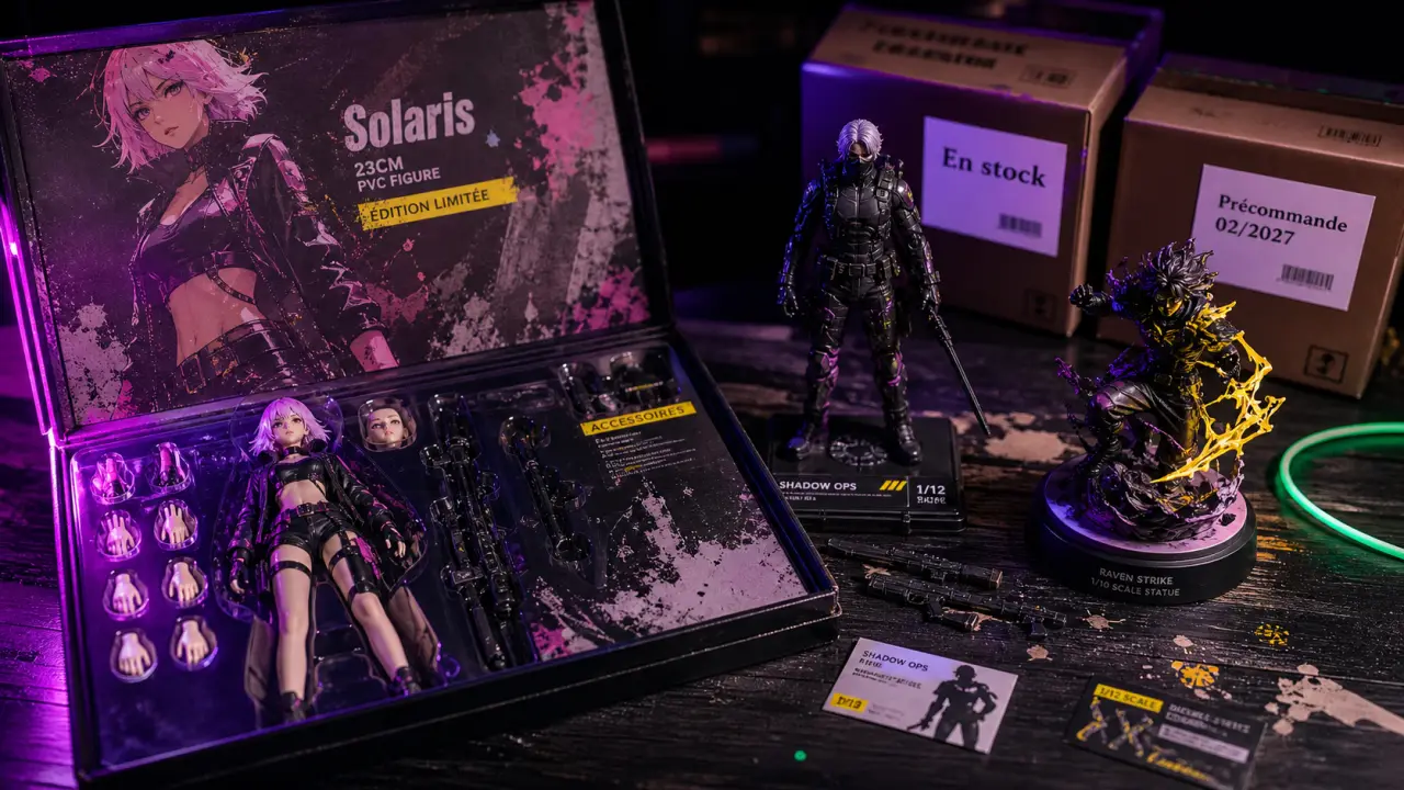 Figurine jeux vidéo : licences, échelles et stocks