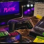 Pop culture : collage rétro, confusion avec la plateforme POP