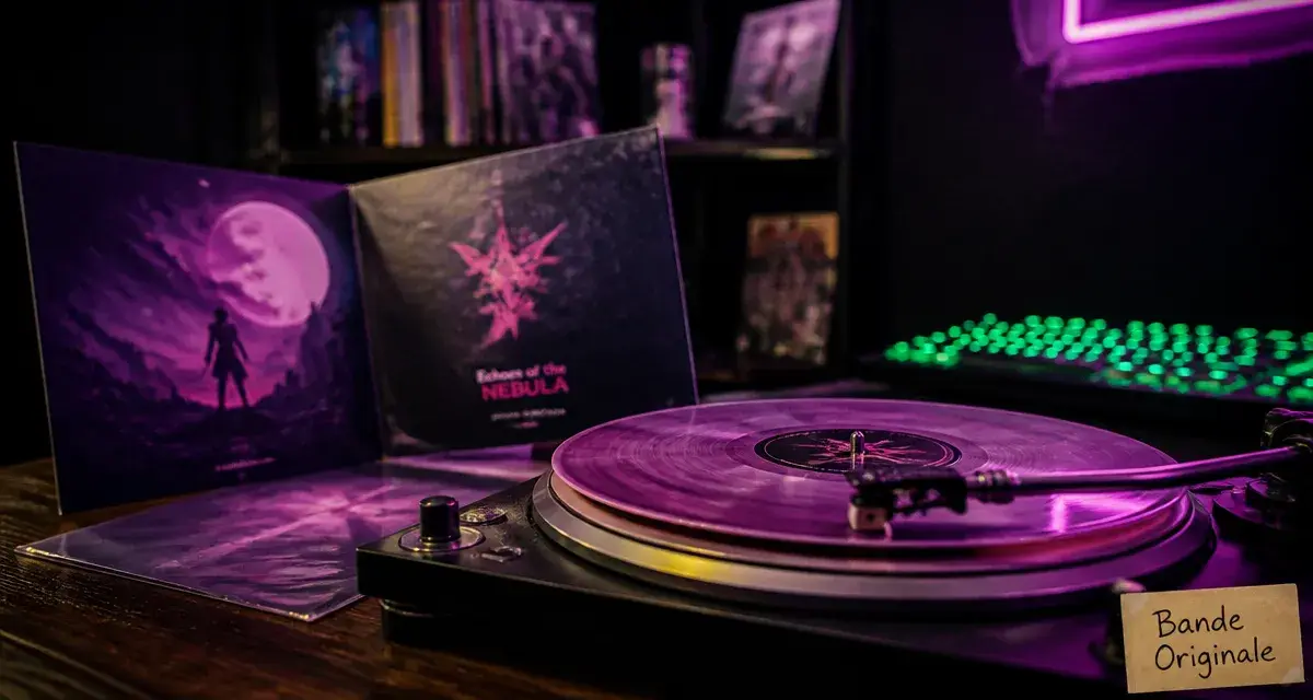 Vinyl jeux vidéo : platine et bande originale de jeu sur disque 33 tours
