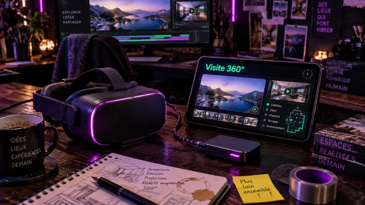 Agence de voyage réalité virtuelle : visite 360° avant réservation