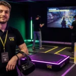 Animation réalité virtuelle en entreprise, simulateur VR pour 120 participants en une journée