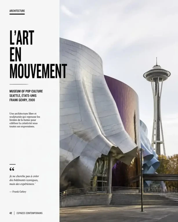Museum of Pop Culture à Seattle, façade architecturale emblématique du museum of pop culture