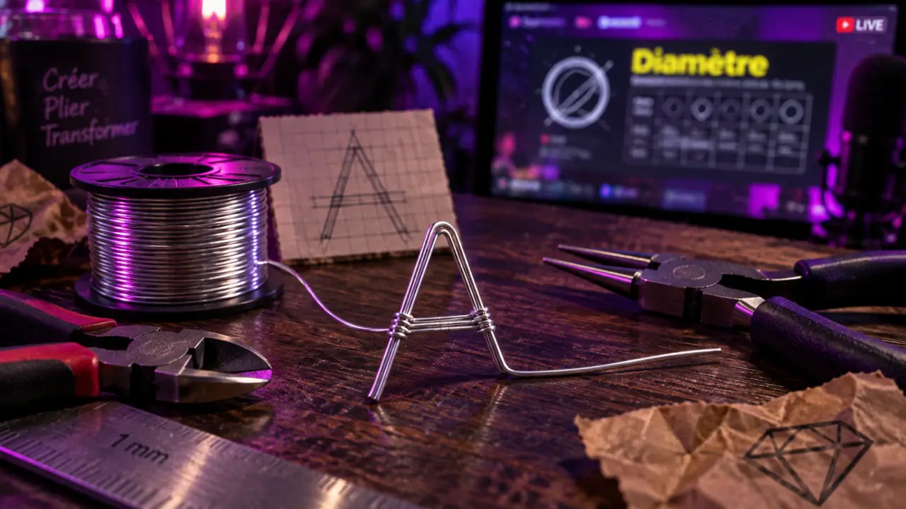 fil aluminium loisirs créatifs, diamètre 1 mm