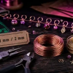 Fil de fer souple loisirs créatifs cuivre et laiton 1 mm 2 mm
