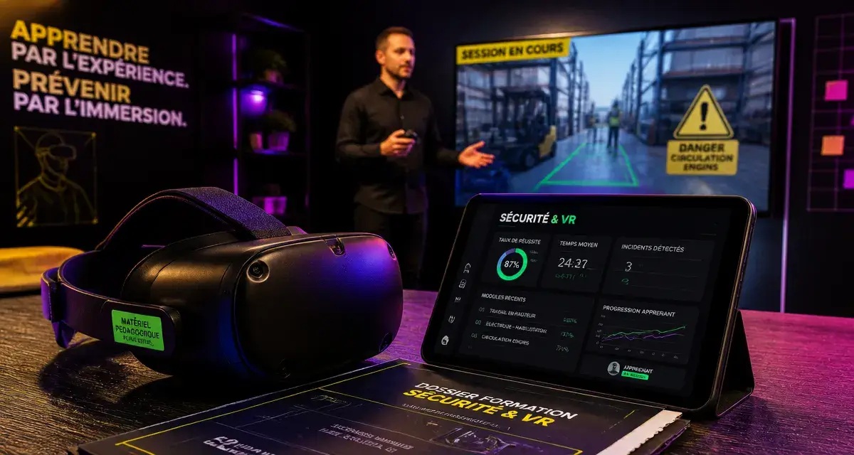 Réalité virtuelle professionnelle pour la formation en entreprise