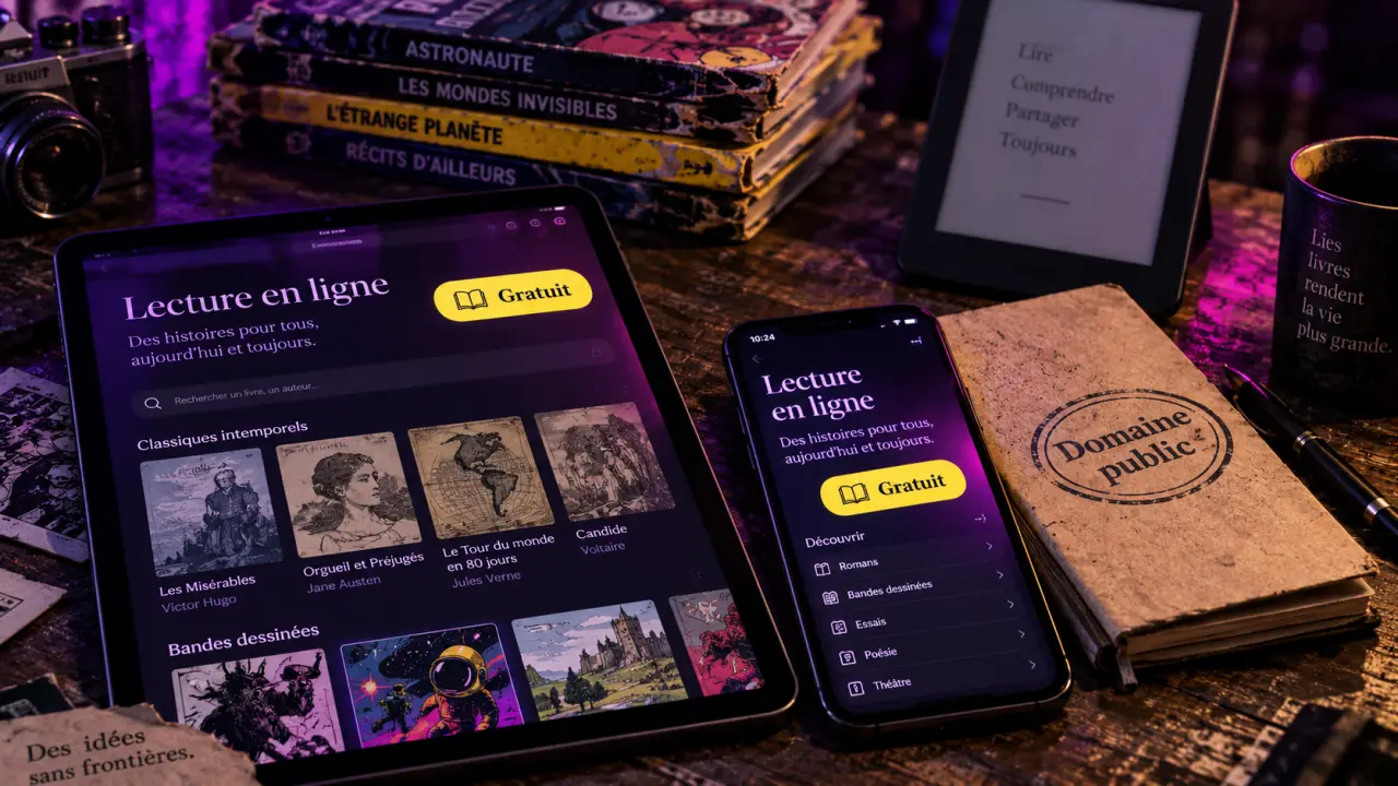 Bandes dessinées à télécharger gratuitement : lecture légale en ligne sur tablette et smartphone