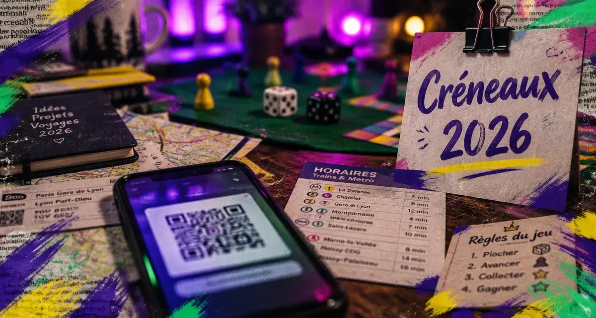 Festival jeux de société 2026 : réservations et créneaux à vérifier (QR)
