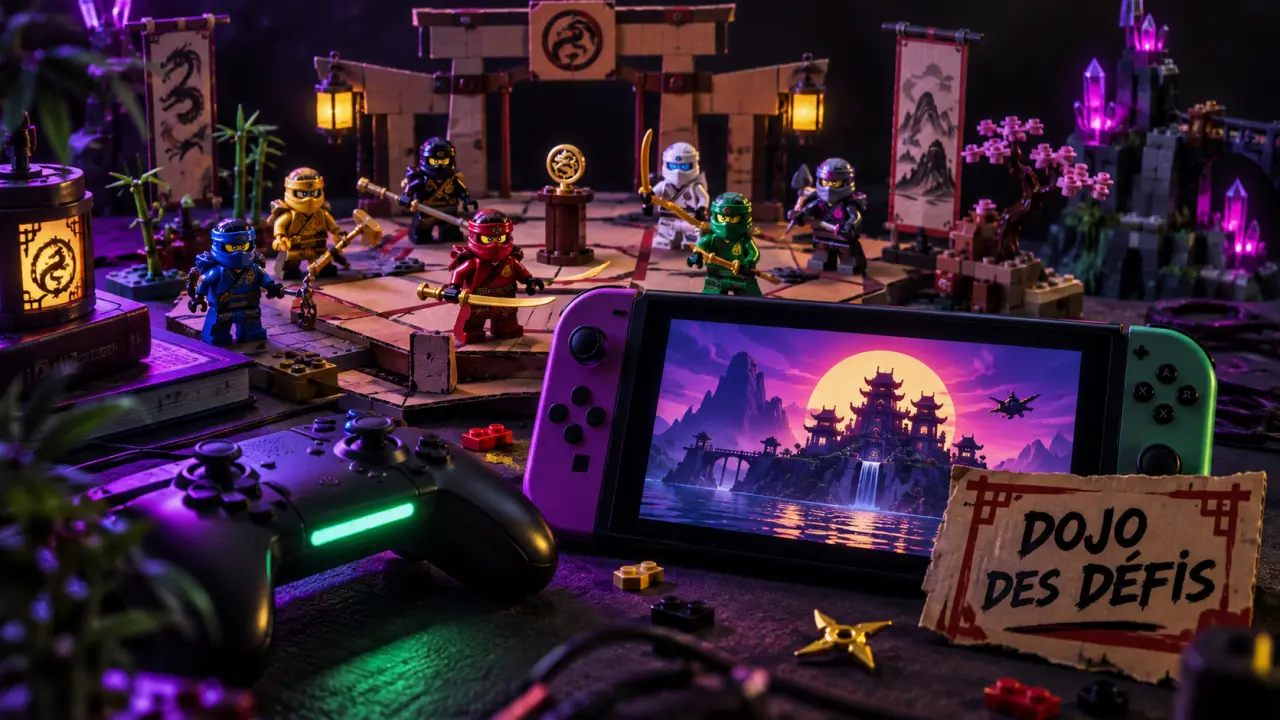 Lego Ninjago jeux vidéo : 8 lieux, combats et mini dojo