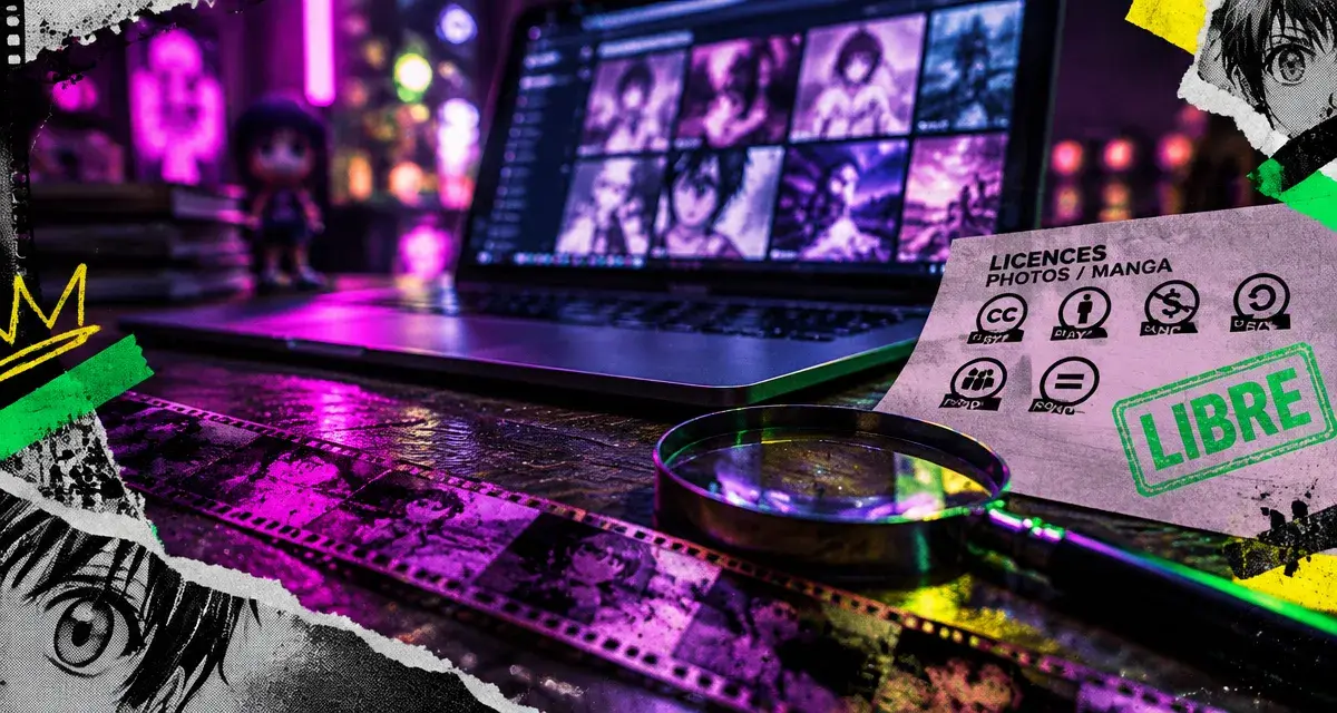 Photos of manga : visuel et licence vérifiés